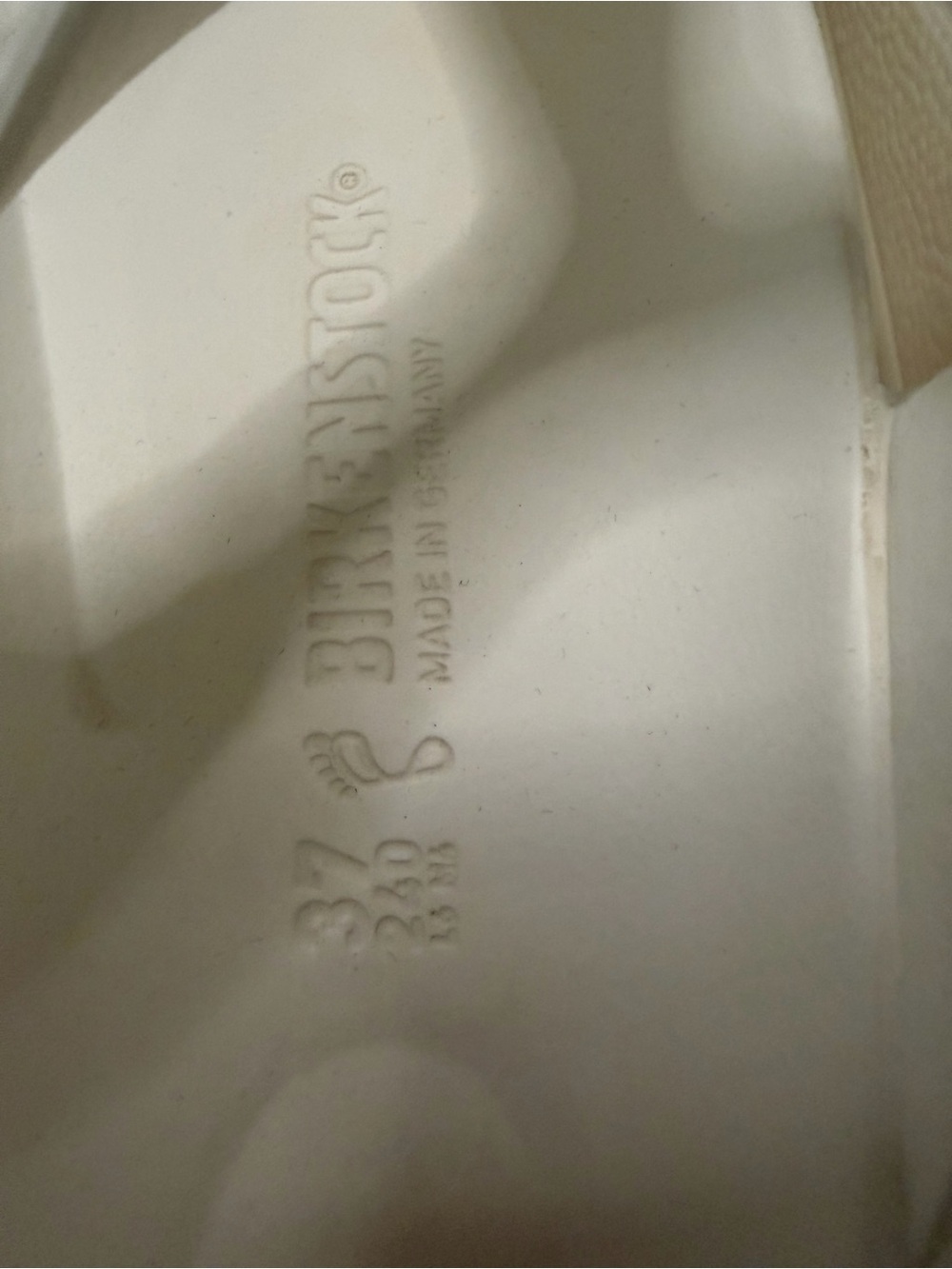 Birkenstock Gizeh EVA Waterproof White Thong Sandals Size 37 US 6/6.5 - Picture 6 of 7